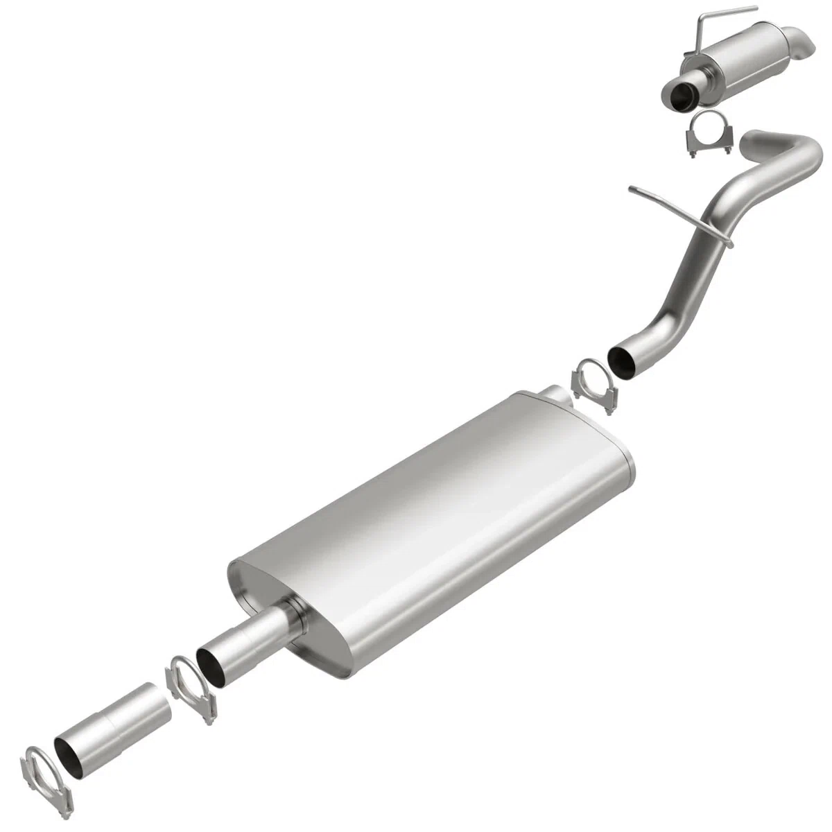 Fits 2007-2011 Dodge Nitro Direct-Fit Replacement Exhaust System 106-0047